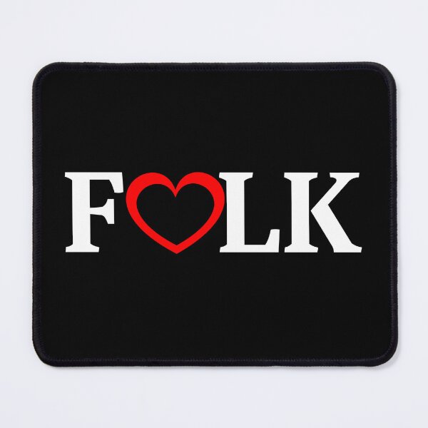 Item preview, Folk Heart - Love Folk and be Proud designed and sold by Grepthor.