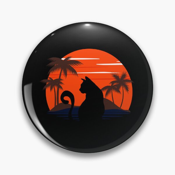 Item preview, Happy Cat Watching Sunset designed and sold by The Love Quill.
