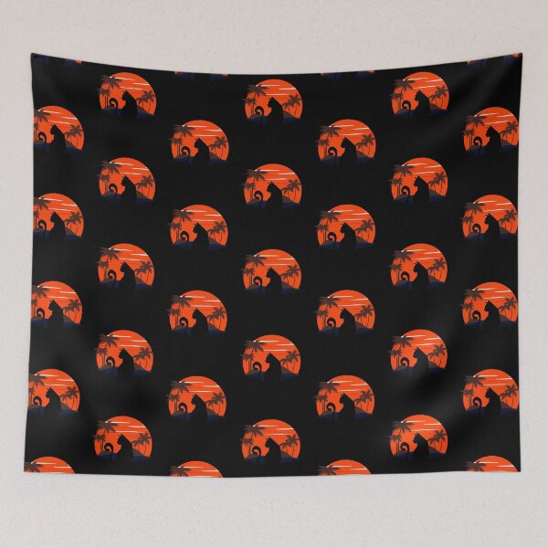 Item preview, Happy Cat Watching Sunset designed and sold by The Love Quill.
