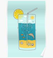 Sommergetränk Poster