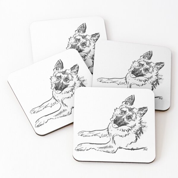 Item preview, German Shepherd Drawing designed and sold by douglasrickard.