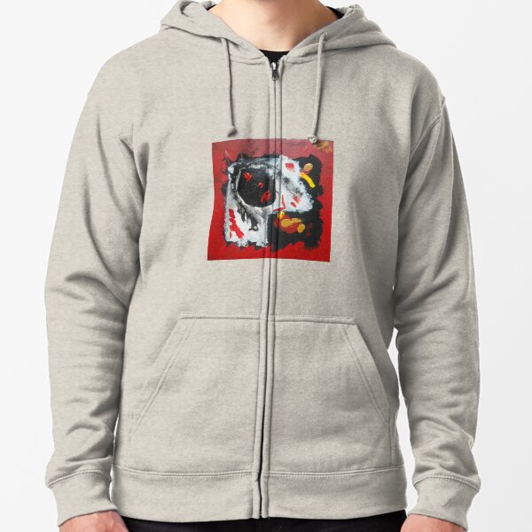 Flaming woman Zipped Hoodie