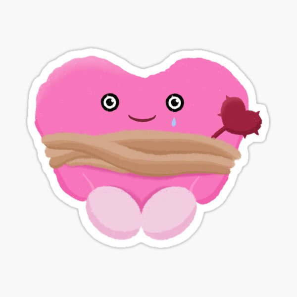 "Stray Kids Maxident Case 143 Heart Monster (Pink Pipi)" Sticker for