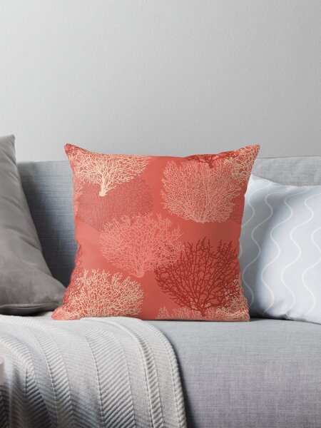 Item preview, Fan Coral Print, Shades of Coral Orange  designed and sold by Marymarice.