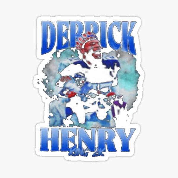 Jersey Ninja - Tennessee Titans Blue Derrick Henry Crossover Hockey Jersey