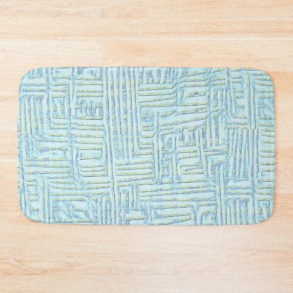 Item preview, Rustic Fabric Pattern 5 - Blue Green- Throw Pillows and Prints.  designed and sold by ScatterHub.