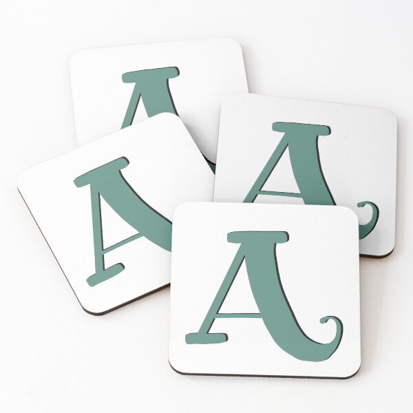 Artikelvorschau, Buchstabe A Grünes Anfangsmonogramm Alphabet A Großbuchstaben entworfen und verkauft von Antique-Gifts.