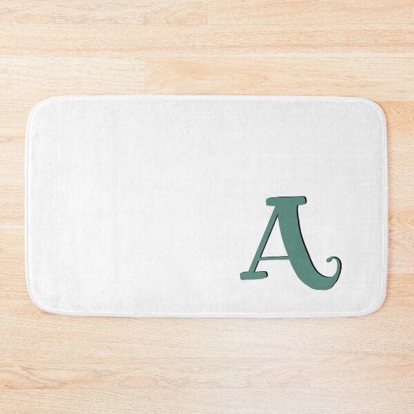 Item preview, Letter A Green initial monogram alphabet A capital designed and sold by Antique-Gifts.