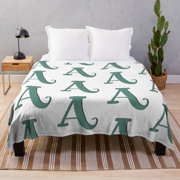 Item preview, Letter A Green initial monogram alphabet A capital designed and sold by Antique-Gifts.