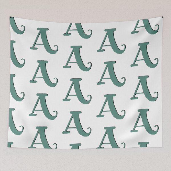 Artikelvorschau, Buchstabe A Grünes Anfangsmonogramm Alphabet A Großbuchstaben entworfen und verkauft von Antique-Gifts.