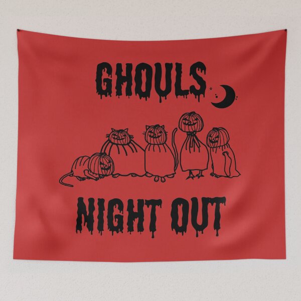 Item preview, Ghouls Night Out at Halloween designed and sold by ellenhenry.