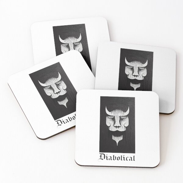 Item preview, Diabolical. Woodcut Style Artwork designed and sold by Wavesbender.