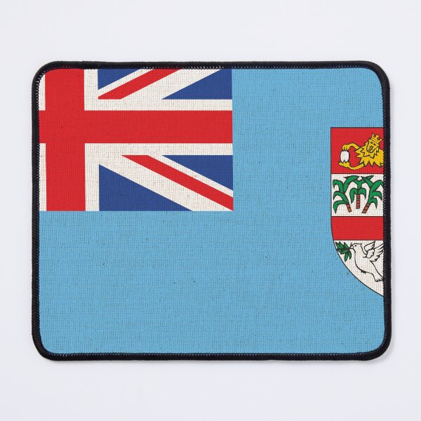 Item preview, Flag of Fiji. Fiji flag on fabric surface designed and sold by Decoriolus.