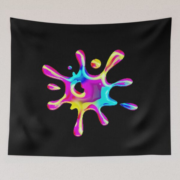 Item preview, ONE rainbow holographic splash pattern designed and sold by TheRightHonMP.
