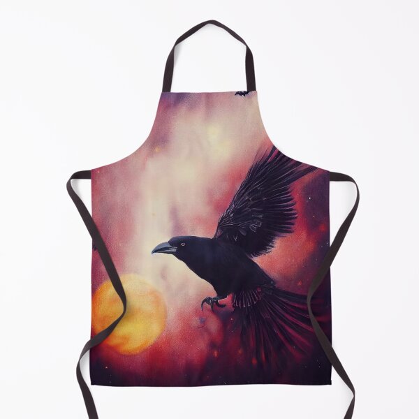 Item preview, Crow halloween pumpkin in galaxy designed and sold by ComicsFactory.