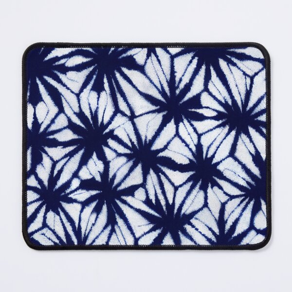 Item preview, Shibori Geometric Abstract Blue Japanese Pattern designed and sold by trajeado14.
