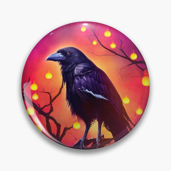Item preview, Crow halloween pumpkin designed and sold by ComicsFactory.