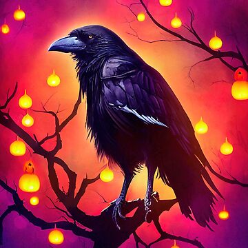 Imagen de la obra Crow halloween pumpkin de ComicsFactory