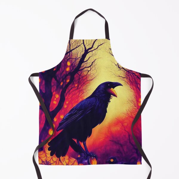 Item preview, Crow halloween pumpkin designed and sold by ComicsFactory.