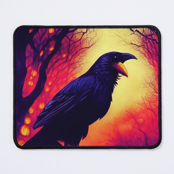 Item preview, Crow halloween pumpkin designed and sold by ComicsFactory.