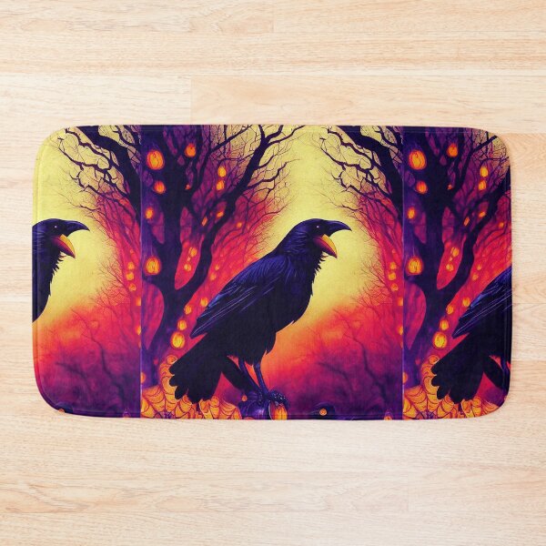 Item preview, Crow halloween pumpkin designed and sold by ComicsFactory.