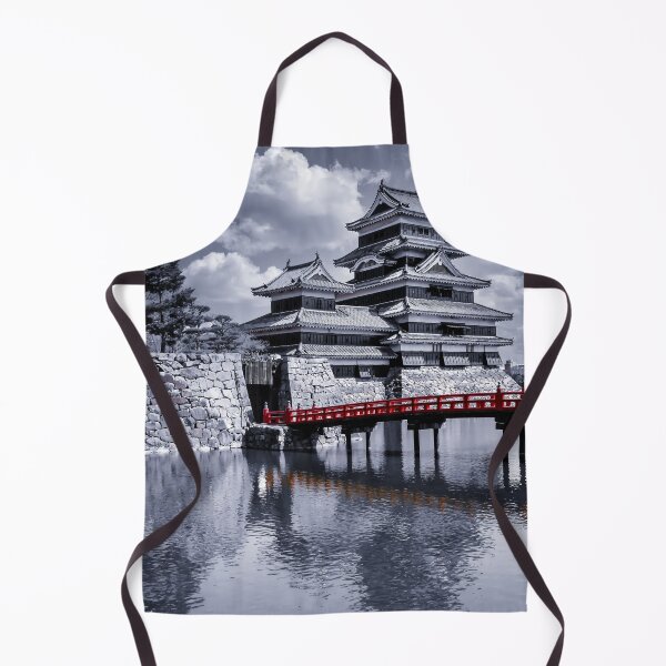 Artikelvorschau, Schöner Samurai Matsumoto Black Castle Japan Kunstdruck – Nachtfarbe entworfen und verkauft von XIX361ART.