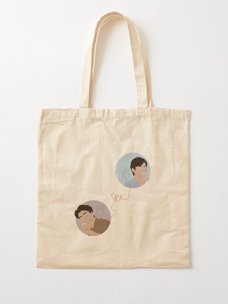 pat and pran speaking with the thin-can telephone Tote Bag for