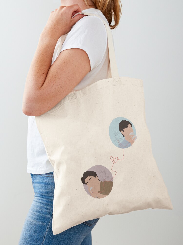 pat and pran speaking with the thin-can telephone Tote Bag for