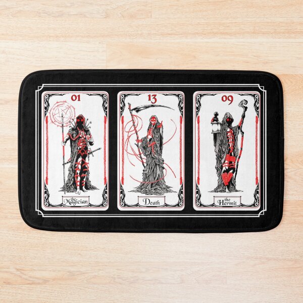 Artikelvorschau, Der gebundene Tarot Tod, Magier und Einsiedler verbreitete sich entworfen und verkauft von JonathanGrimm.