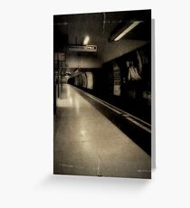 London underground Greeting Card