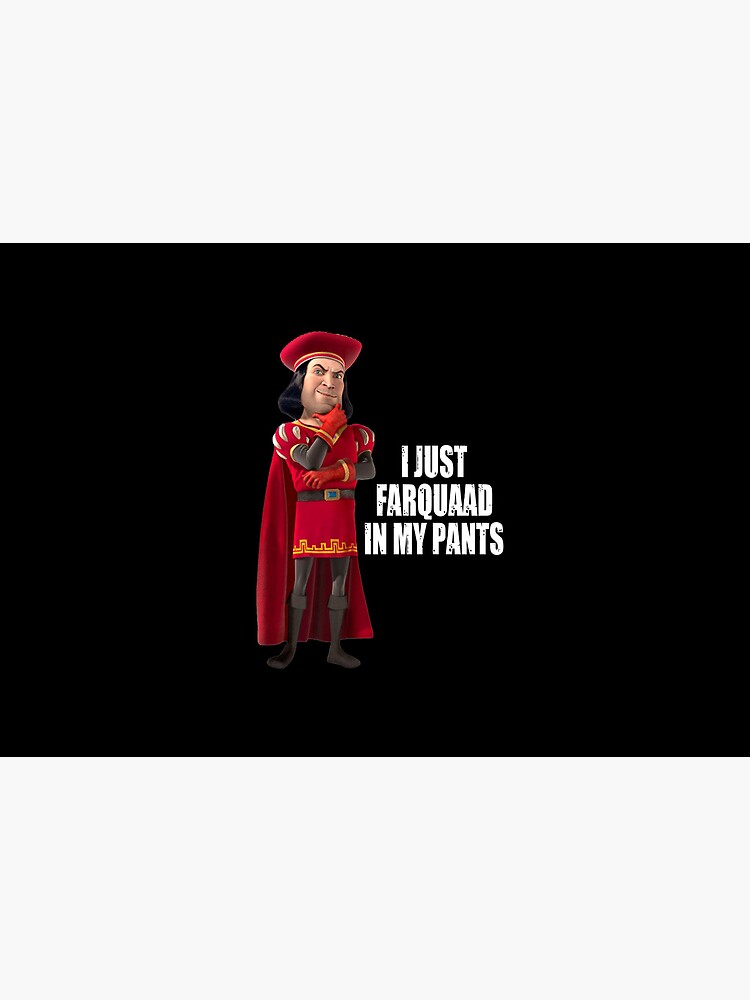 "Lord Farquaad I Just Farquaad In My Pants Meme" Mask for Sale by