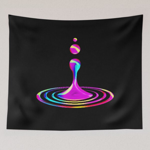 Item preview, water splash bright colours holographic  designed and sold by TheRightHonMP.