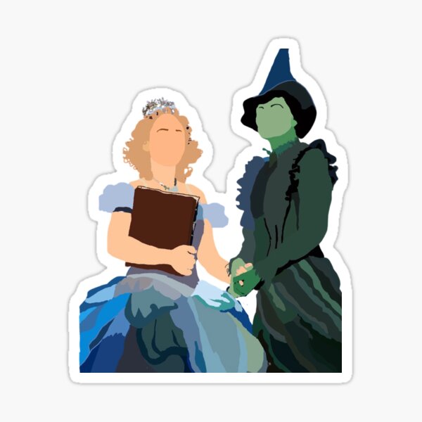 Glinda And Elphaba Sticker For Sale By Raysartco Redbubble 7588