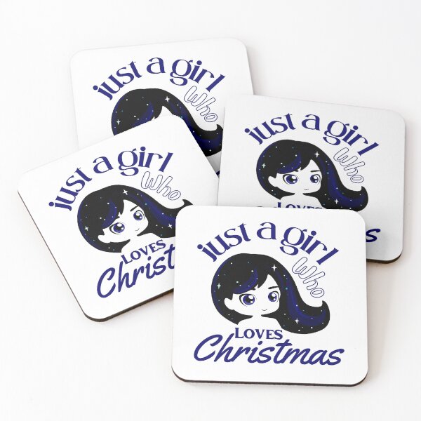 Item preview, Just a Girl Who Loves Christmas designed and sold by PRETTY-PEARLS.