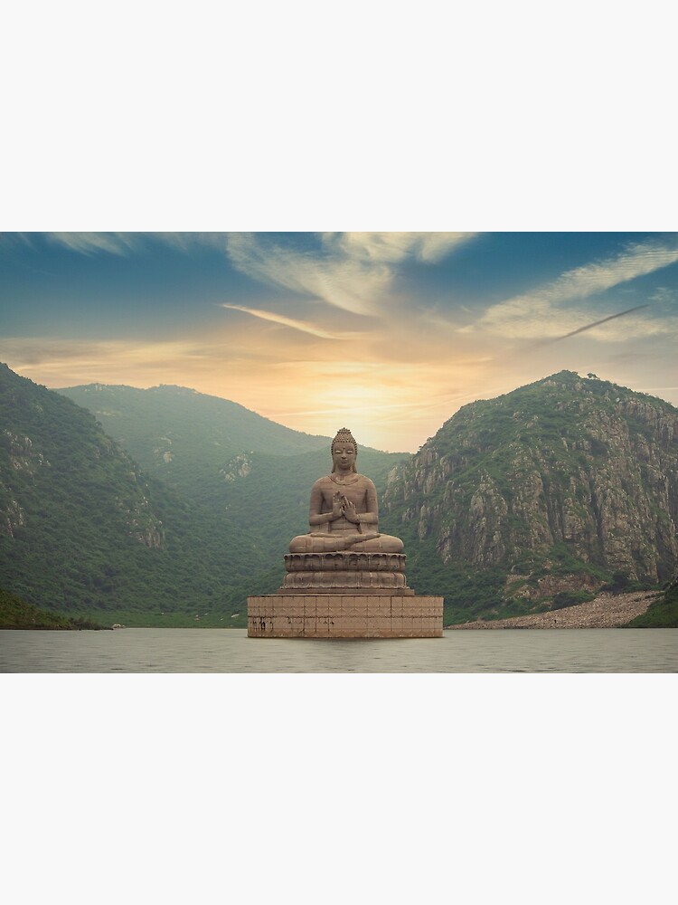 Photo & Art Print Buddha statue in Rishikesh, India