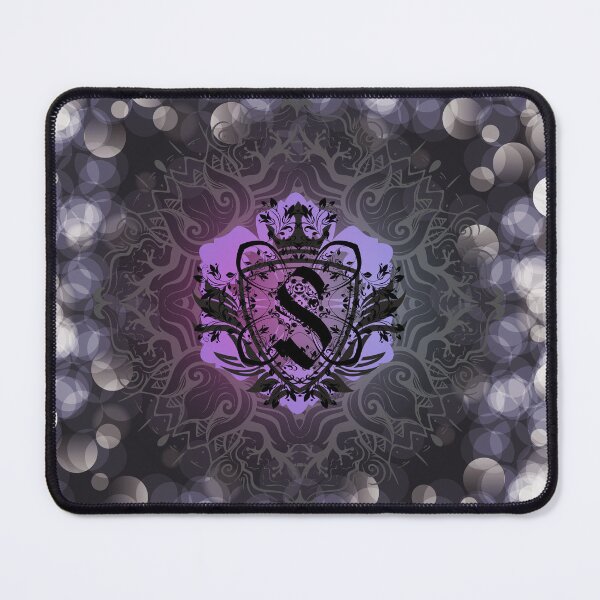 Item preview, S Initial Purple Shield designed and sold by Rumrabbit82.