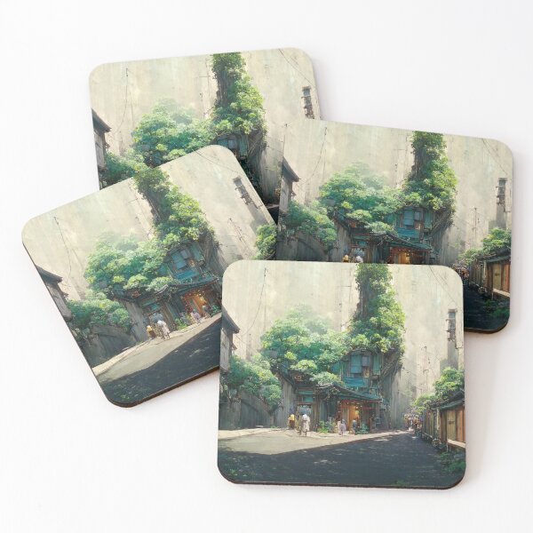 Item preview, Anime Inspired Japanese Neighborhood Intersection - Detailed designed and sold by Styxiann.