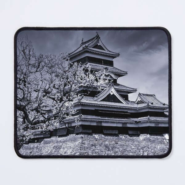 Item preview, Amazing High-Quality Japanese Black Matsumoto Castle Art - Nigth Color designed and sold by XIX361ART.