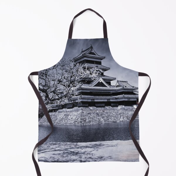 Item preview, Amazing High-Quality Japanese Black Matsumoto Castle Art - Nigth Color designed and sold by XIX361ART.