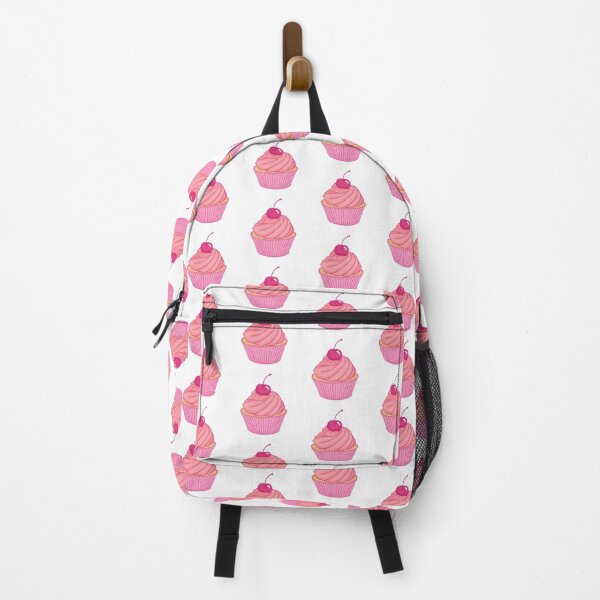 Item preview, Pink cupcake with cherry on top pattern designed and sold by Lindsay Marie Patterns.