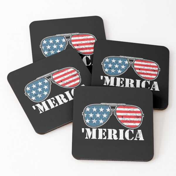 Item preview, Merica Distressed Sunglasses Flag Patriotic 4th Of July designed and sold by LadySaltwater.