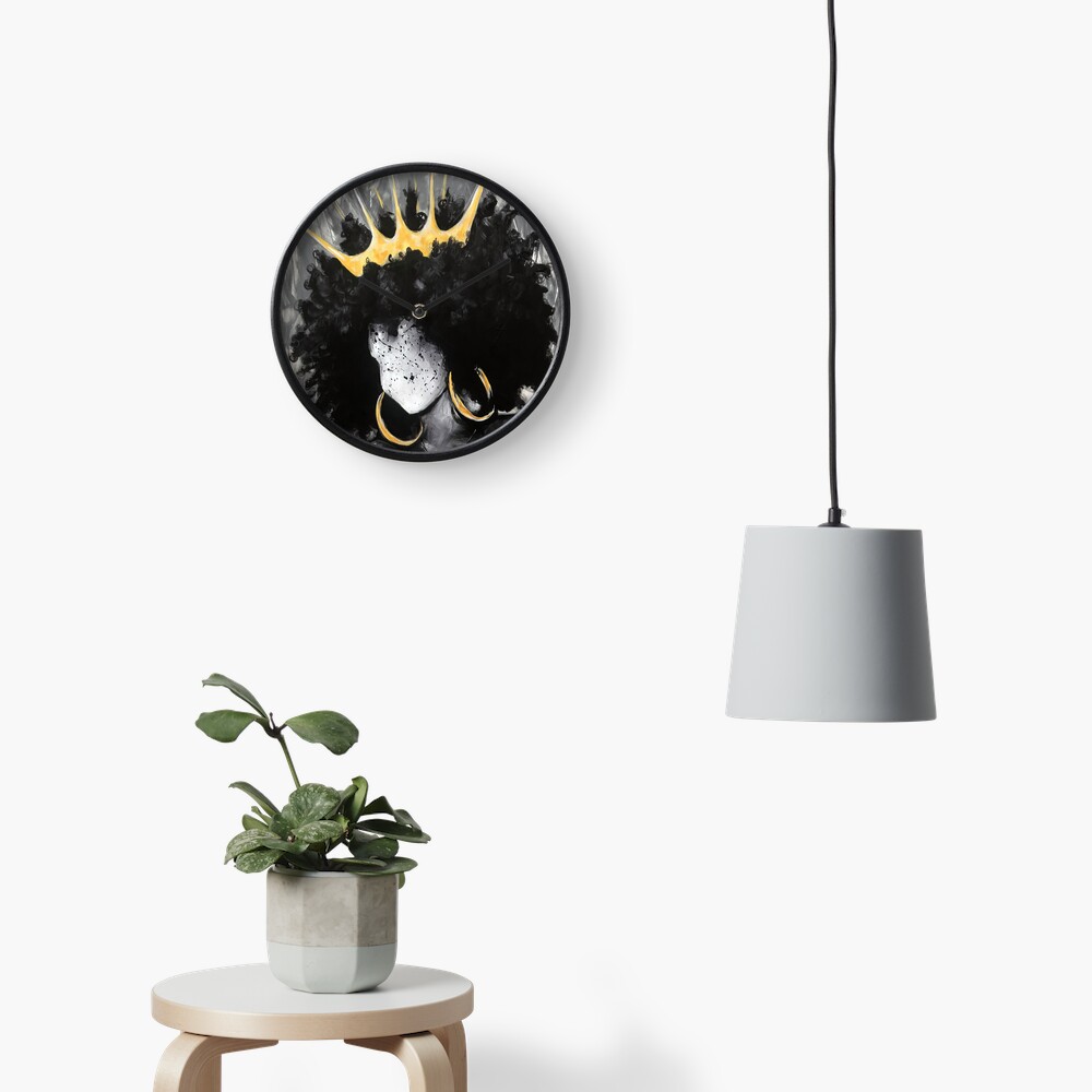 Naturally Queen III Clock