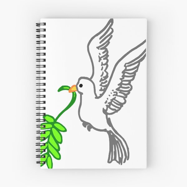 Item preview, Dove of peace drawn designed and sold by Jaana Kern.