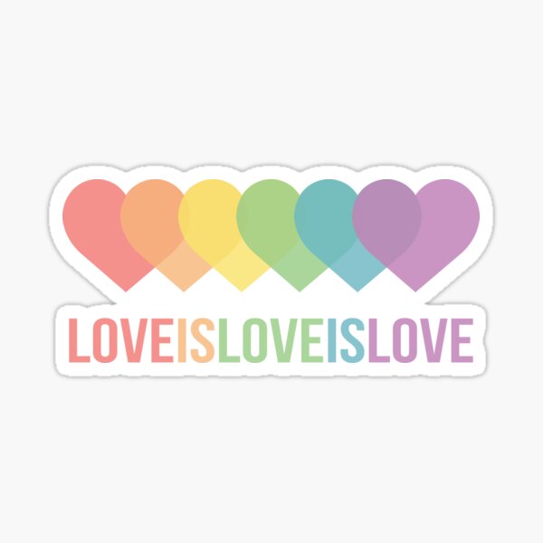 LOVEISLOVEISLOVE Sticker