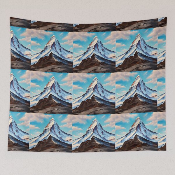 Item preview, The Matterhorn in Switzerland. On a beautiful sunny day. Sunbeams shine on the snow. designed and sold by Nubaex.