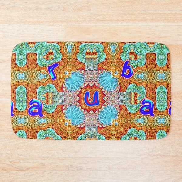 Item preview, UNFORGETTABLE SOUVENIRS OF THE ARUBA CARNIVAL - ARUBA GEOMETRIC ABSTRACT SHELL PAINTING - ARUBA PARADISE ISLAND - ARUBA ONE HAPPY ISLAND. designed and sold by Ralek.
