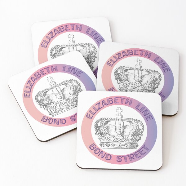 Item preview, Bond Street Elizabeth Line with Crown designed and sold by LoloTrends.