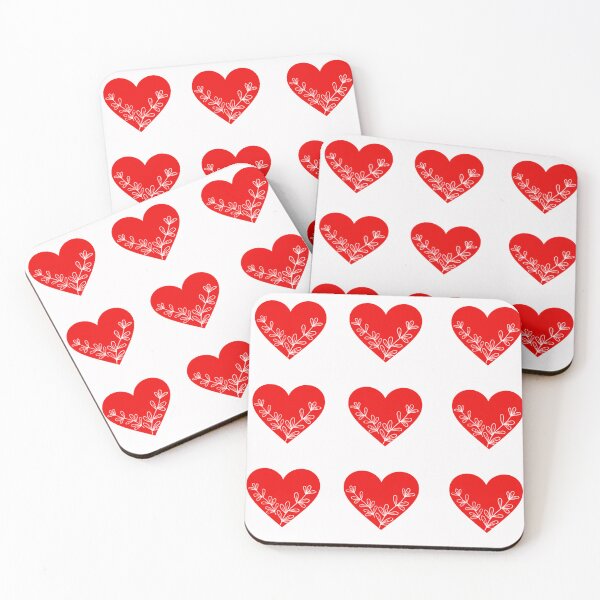 Item preview, Pack of red hearts designed and sold by Stickernpattern.