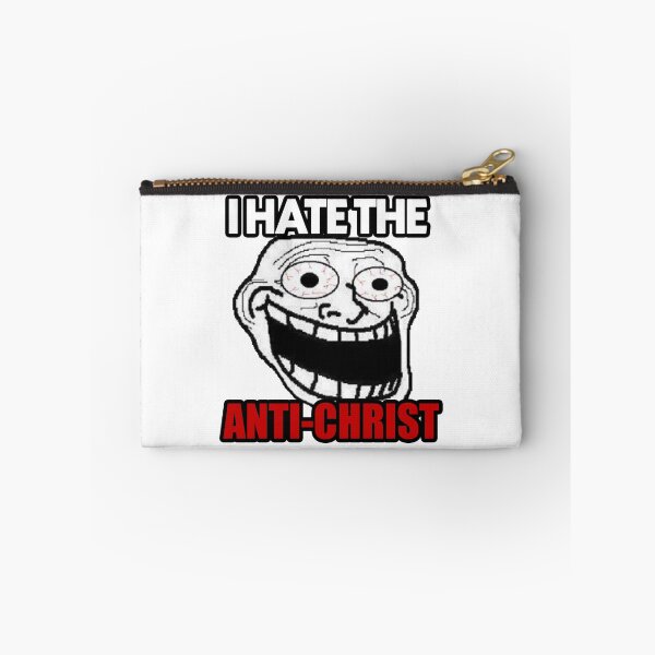 Item preview, I HATE THE ANTI-CHRIST MEME designed and sold by TrenderDesigns.