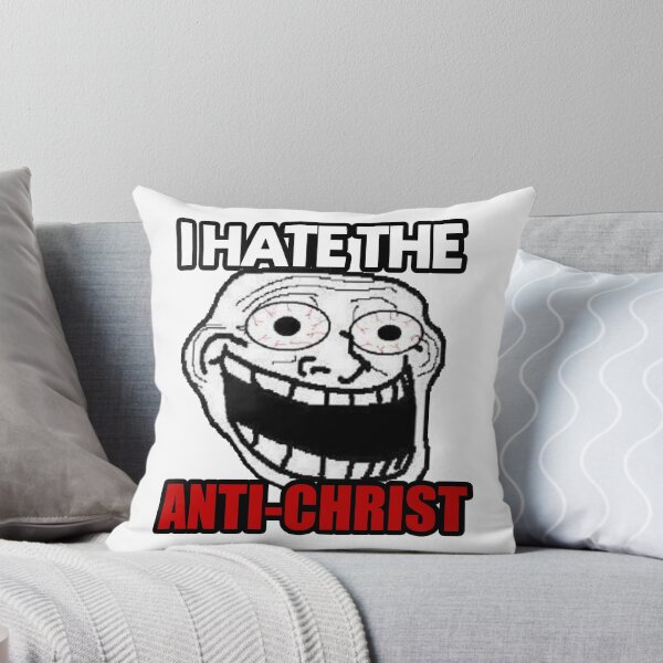 Item preview, I HATE THE ANTI-CHRIST MEME designed and sold by TrenderDesigns.
